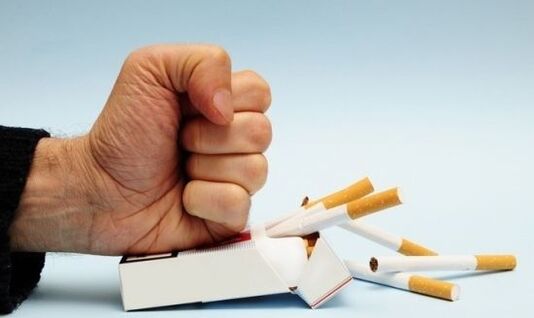 Quitting smoking will prevent pain in the finger joints