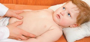 back pain and the lower part of the belly in children